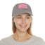 Pink Birder Hat with Leather Patch
