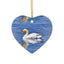 Irish Swam Ceramic Ornament — 4 Shape Options