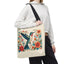 Hummingbird In Bloom Tote Bag - Natural color