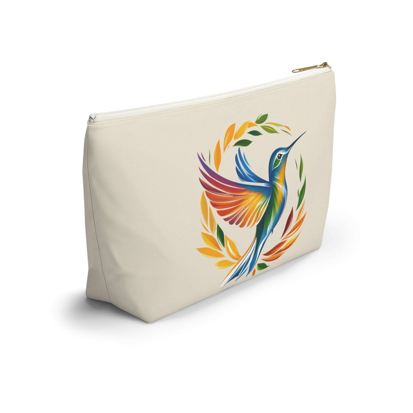 Hummingbird Rainbow Accessory Pouch Natural
