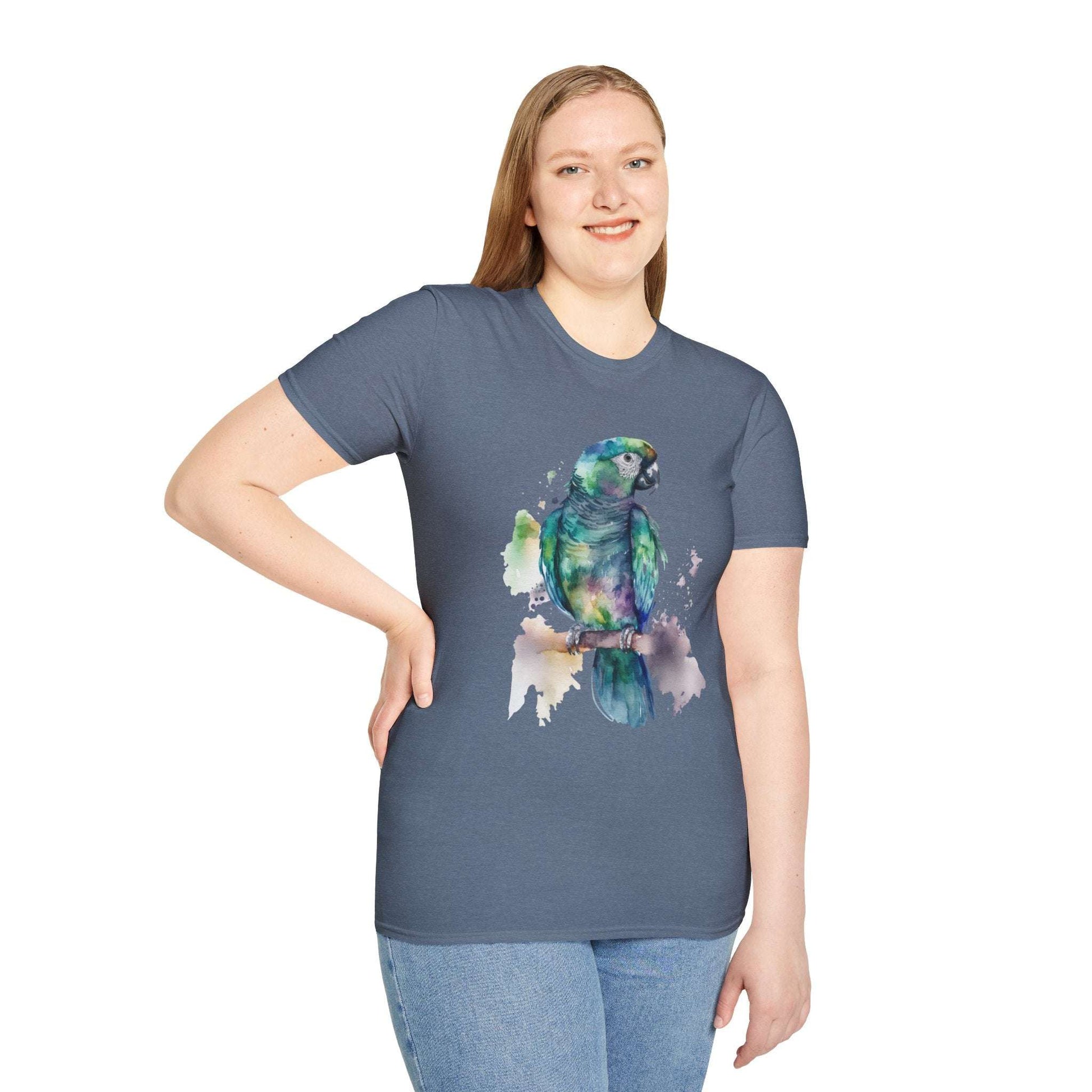 Elegant Parrot Unisex Softstyle T-Shirt