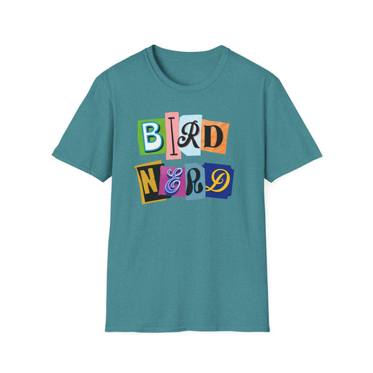 Bird Nerd Unisex Softstyle T-Shirt - Fun & Quirky Tee