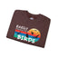 Easily Distracted by Birds Retro Sunset Crewneck Sweatshirt