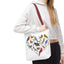 Bird Lovers Tote Bag - Colorful Heart Design for Nature Enthusiasts