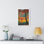 Autumn Serenity Framed Vertical Poster - Nature Wall Art for Home Decor