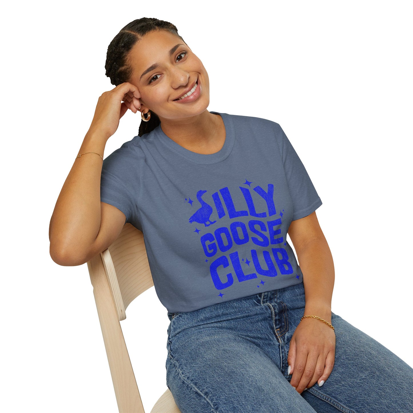 Silly Goose Club Unisex Softstyle T-Shirt - Retro Vibe Tee for Casual Wear