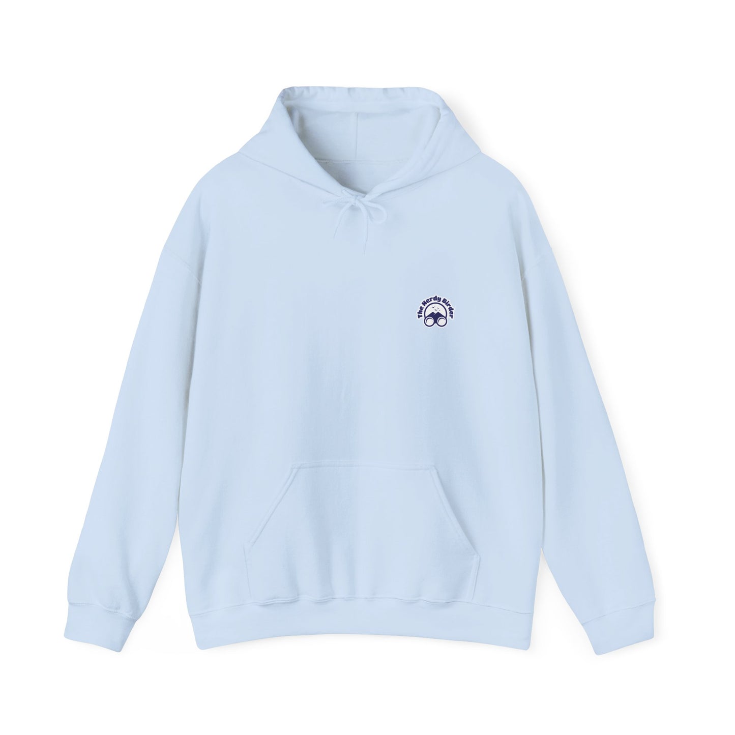 Peace Love Birds Unisex Hoodie Back Design - Cozy Sweatshirt for Nature Lovers