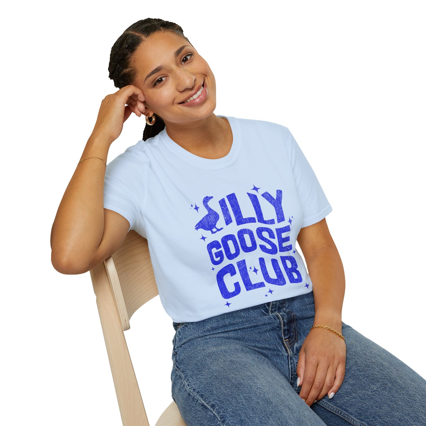 Silly Goose Club Unisex Softstyle T-Shirt - Retro Vibe Tee for Casual Wear