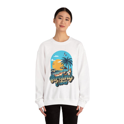 Birding Vibes Unisex Heavy Blend™ Crewneck Sweatshirt - Casual Beach Aesthetic