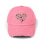 Bird Heart Vintage Style Hat - Unisex Distressed Cap