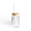 The Nerdy Birder Owl Watchers 16oz Sipper Glass With Bamboo Lid