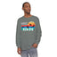 Easily Distracted by Birds Retro Sunset Long Sleeve Tee