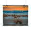 Desert Sunset Matte Poster | White Sands Tranquil Wall Art for Nature Lovers
