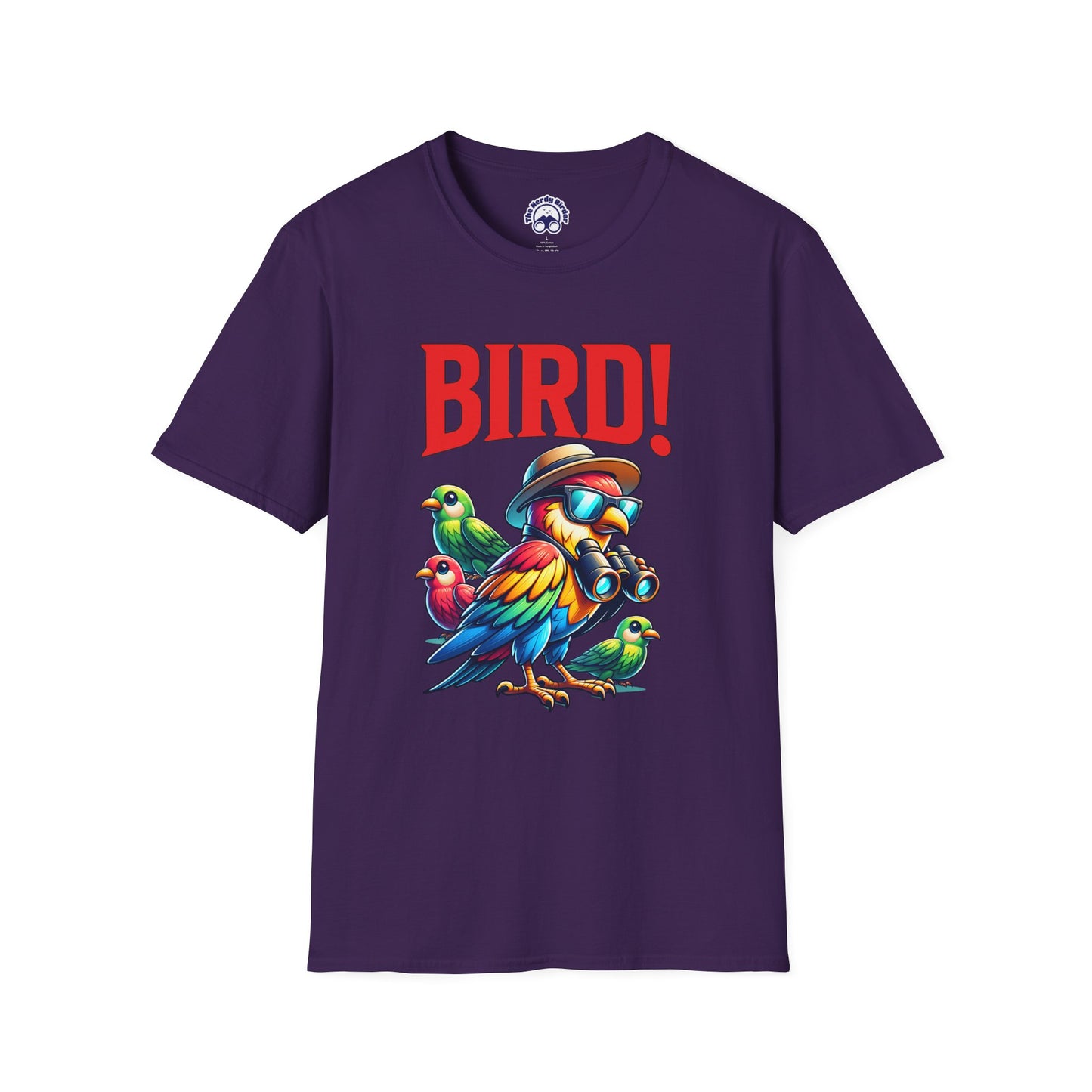 Colorful BIRD! Unisex Softstyle T-Shirt