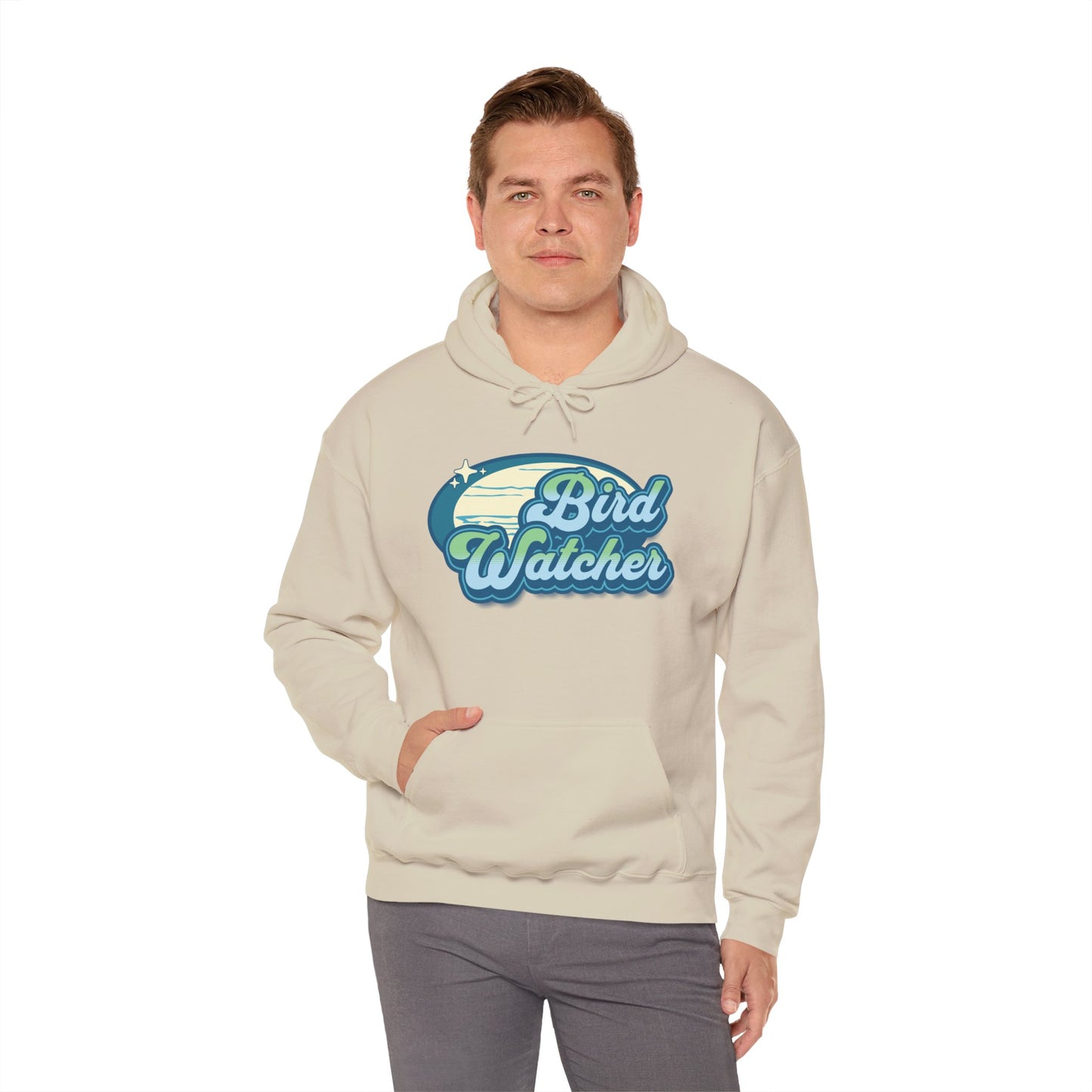 The Nerdy Birder Bird Watcher Teal Unisex Hoodie - Cozy Sweatshirt for Nature Lovers