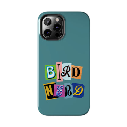 The Nerdy Birder - Bird Nerd Tough Phone Cover for Bird Lovers, Unique Gift for Wildlife Enthusiasts