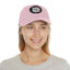 The Nerdy Birder - "Cool Birder Vibes" Dad Hat, Leather Patch Cap, Perfect Gift for Dads, Nature Lovers, Casual Style Cap, Summer Accessories
