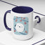 Cute Bird & Cherry Blossom Accent Coffee Mug - 11oz & 15oz