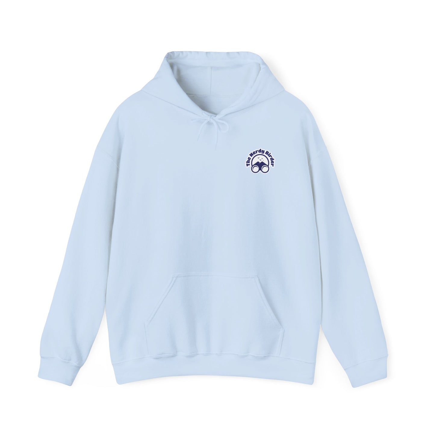 The Nerdy Birder Silly Goose Club Back Design Unisex Hoodie - Cozy Sweatshirt for Nature Lovers