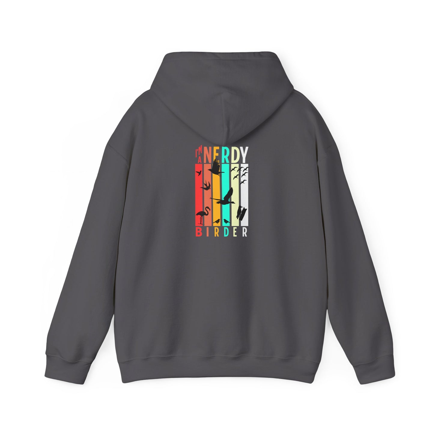 The Nerdy Birder - "I'm A Nerdy Birder" Back Design Unisex Hoodie - Cozy Sweatshirt for Nature Lovers