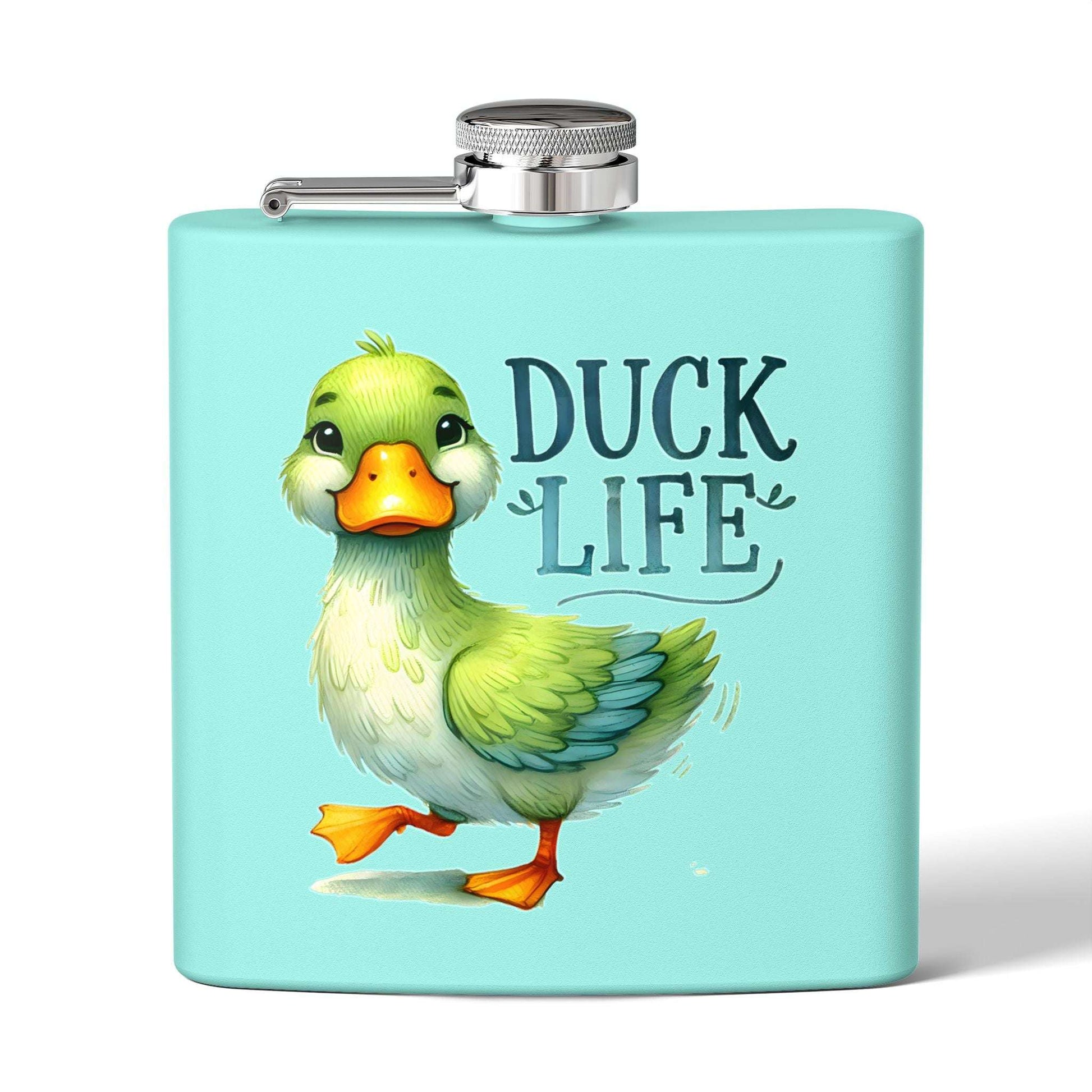 Duck Life Rising Stainless Steel Flask - 6oz