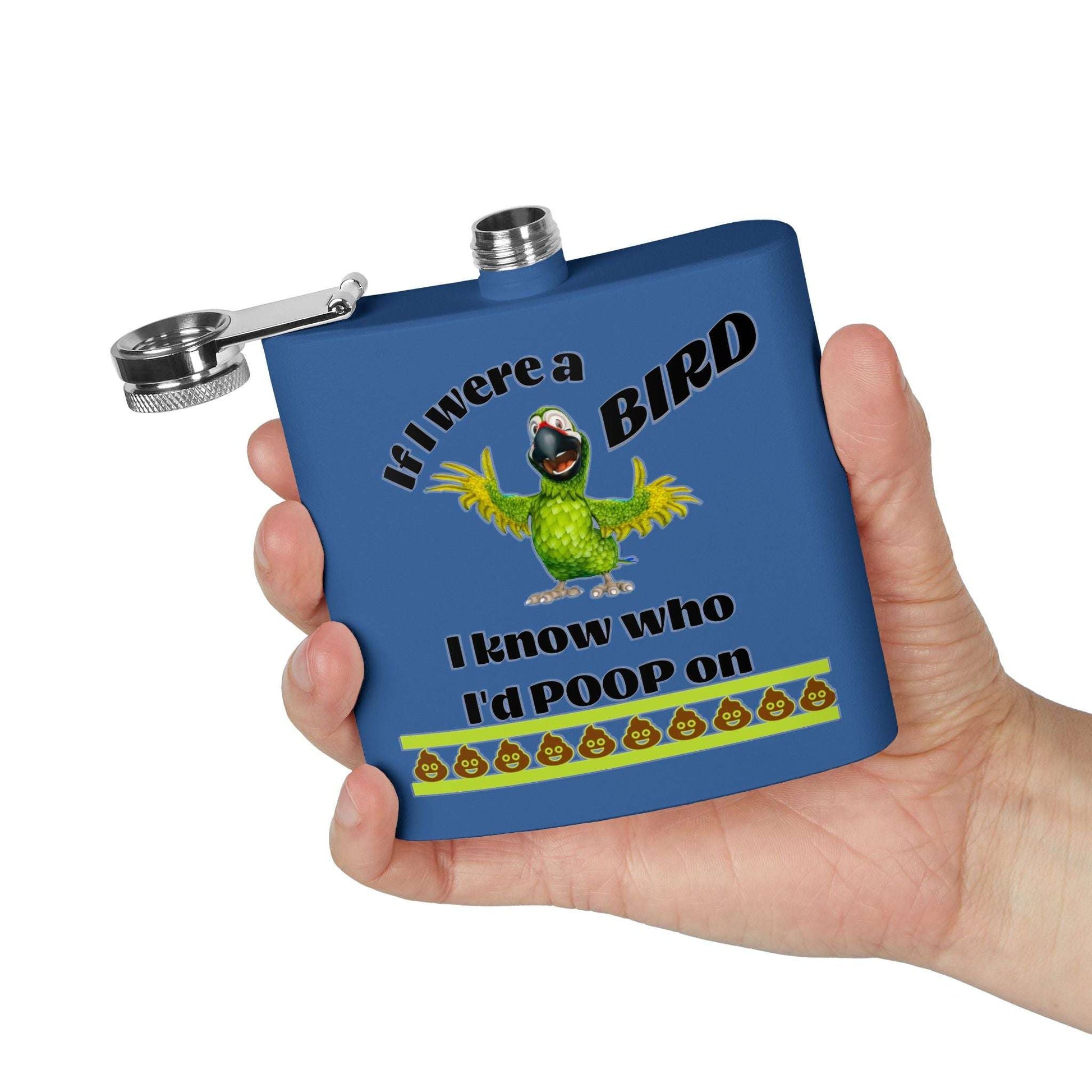 If I Were A Bird Stainless Steel Flask - 6oz