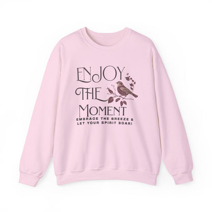 Enjoy The Moment Unisex Heavy Blend™ Crewneck Sweatshirt - Cozy Relaxation Wear
