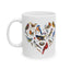 Heart Of Birds White Ceramic Mug
