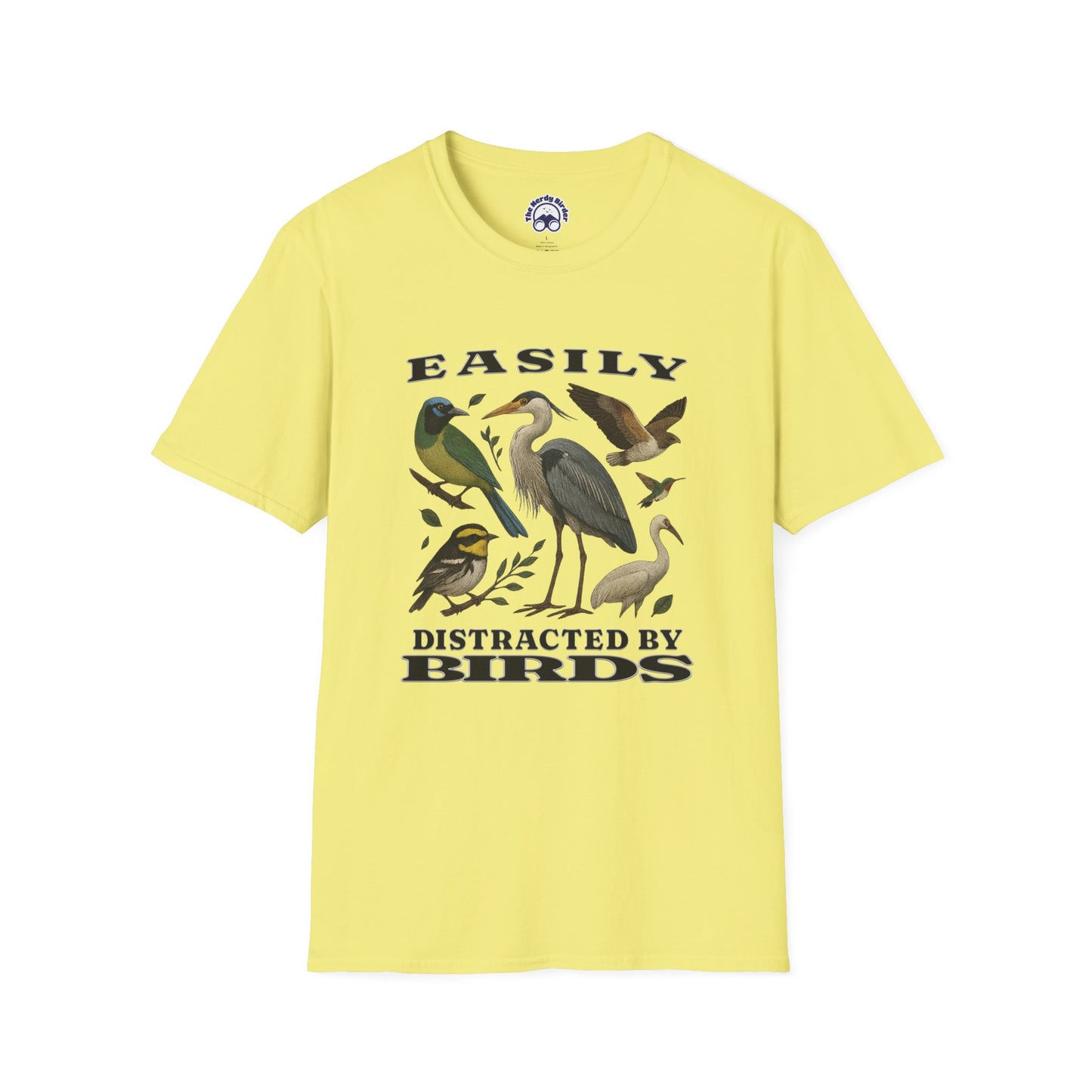 Easily Distracted by Birds Graphic T-Shirt