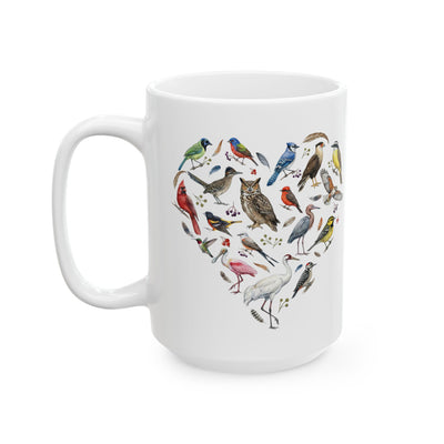Heart of Texas White Ceramic Mug