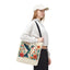 Hummingbird In Bloom Tote Bag - Natural color