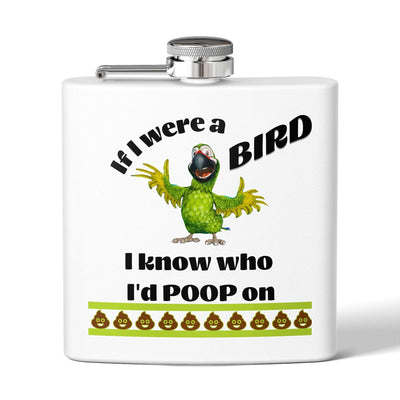If I Were A Bird Stainless Steel Flask - 6oz