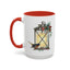 Cozy Christmas Lantern Accent Coffee Mug – Perfect Gift for Bird Lovers