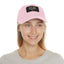 Bird Heart Hat with Leather Patch, Casual Cap for Bird Lovers