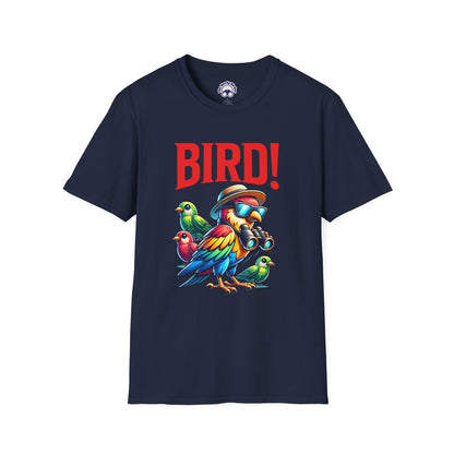 Colorful BIRD! Unisex Softstyle T-Shirt