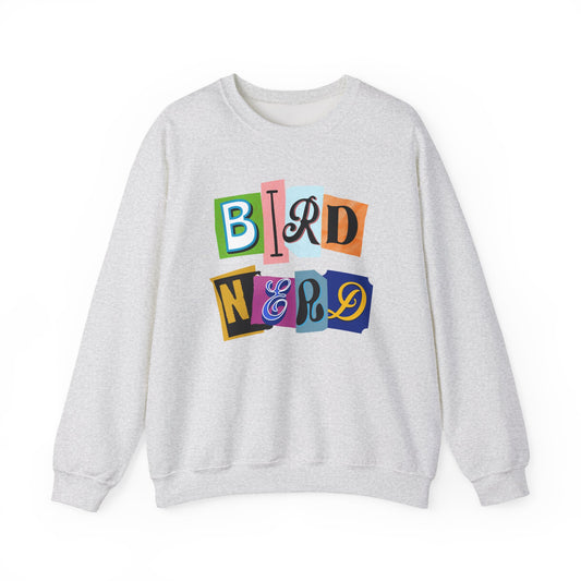 Bird Nerd Crewneck Sweatshirt - Fun Casual Wear for Bird Lovers