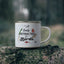 Easily Distracted by Birds Enamel Camping Mug - Perfect Gift for Bird Lovers and Nature Enthusiasts