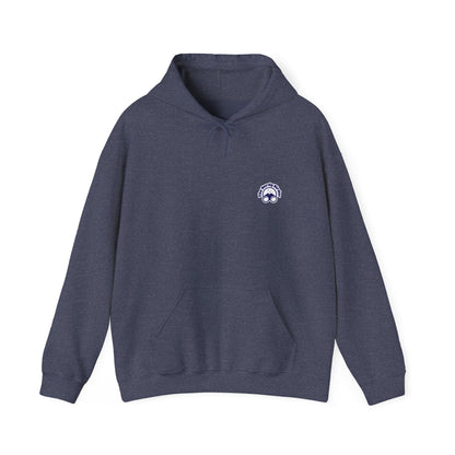 Peace Love Birds Unisex Hoodie Back Design - Cozy Sweatshirt for Nature Lovers