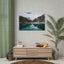 Scenic Mountain Reflection Rolled Poster | Tranquil Nature Wall Art