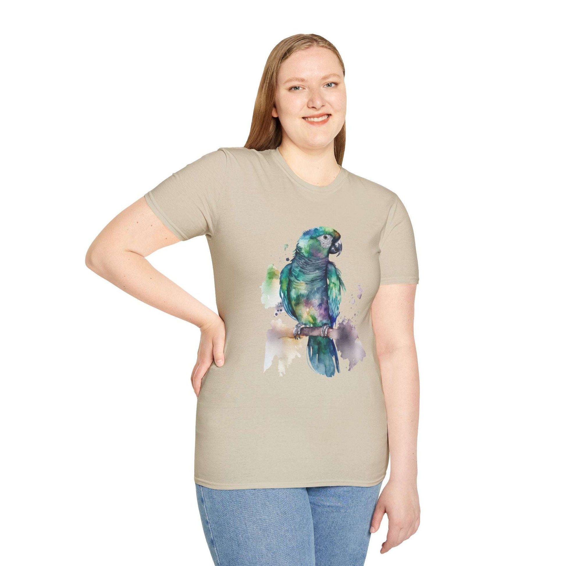 Elegant Parrot Unisex Softstyle T-Shirt