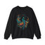 Elegant Peacock Design Unisex Crewneck Sweatshirt