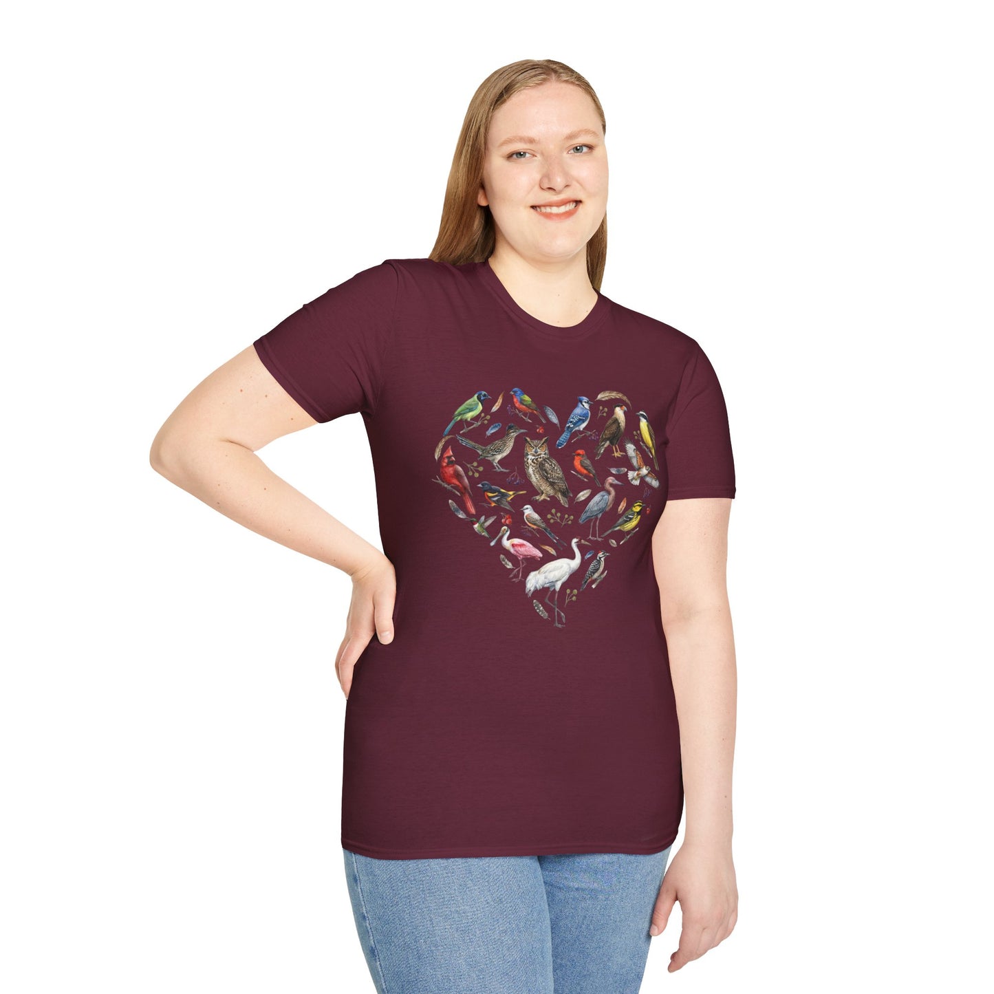 Heart of Texas Birds T-Shirt for Bird Lovers & Birdwatchers