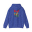 The Nerdy Birder - "Bird!" Back Design Unisex Hoodie - Cozy Sweatshirt for Nature Lovers