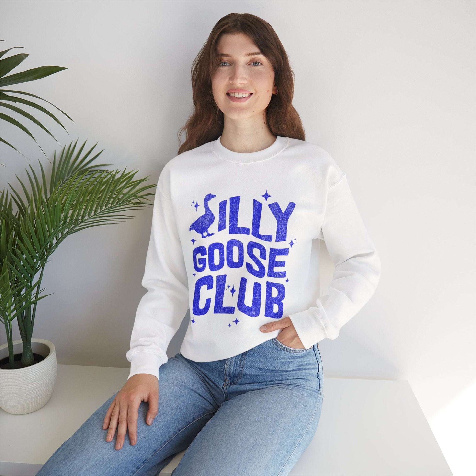 The Nerdy Birder Silly Goose Club Unisex Crewneck Sweatshirt