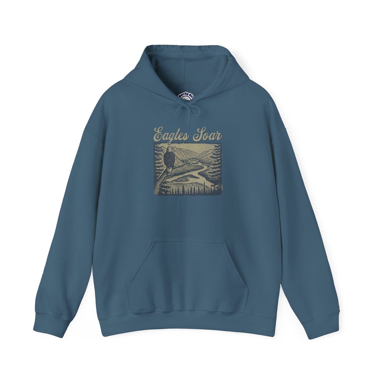 Eagle Soars Unisex Hoodie - Cozy Sweatshirt for Nature Lovers