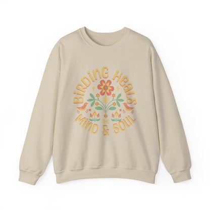 Birding Heals The Mind And Soul Sweatshirt - Unisex Heavy Blend Crewneck