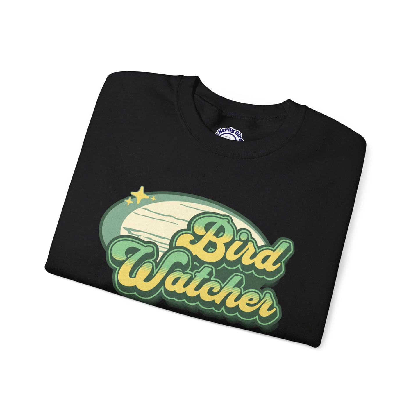 Bird Watcher Graphic Unisex Crewneck Sweatshirt