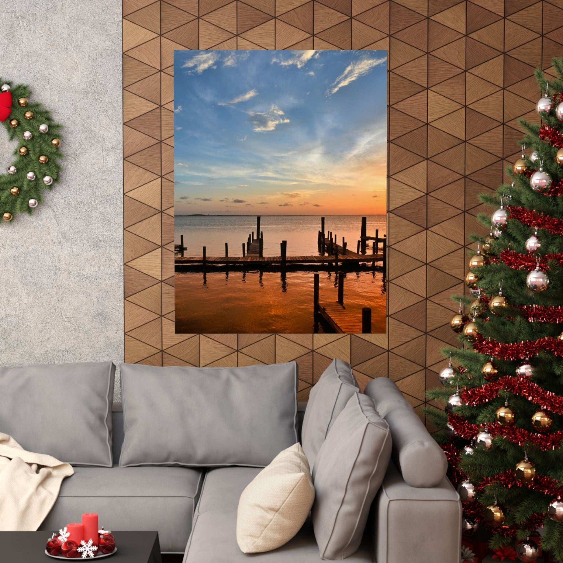 Serene Sunset Matte Vertical Poster - Perfect Wall Art for Home Decor