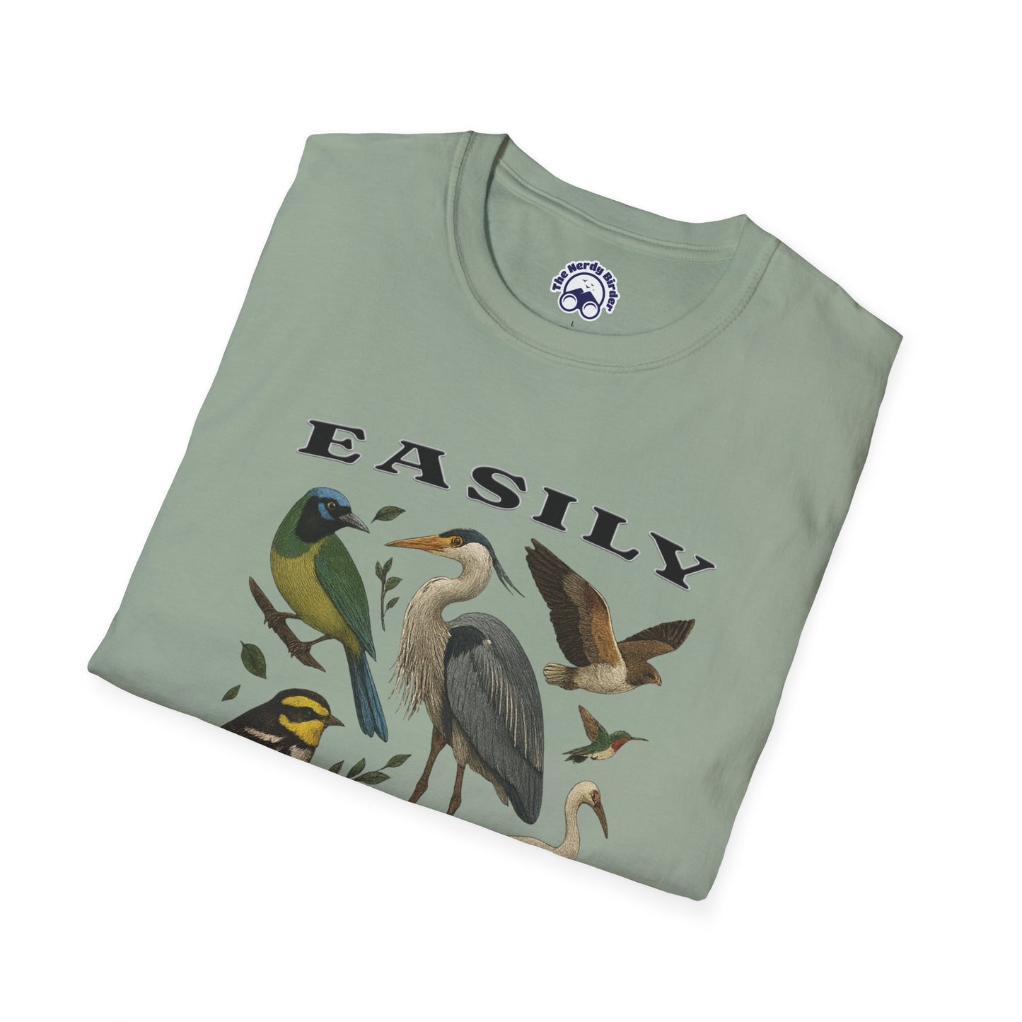 Easily Distracted by Birds Graphic T-Shirt