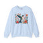 Hummingbird In Bloom Graphic Unisex Crewneck Sweatshirt
